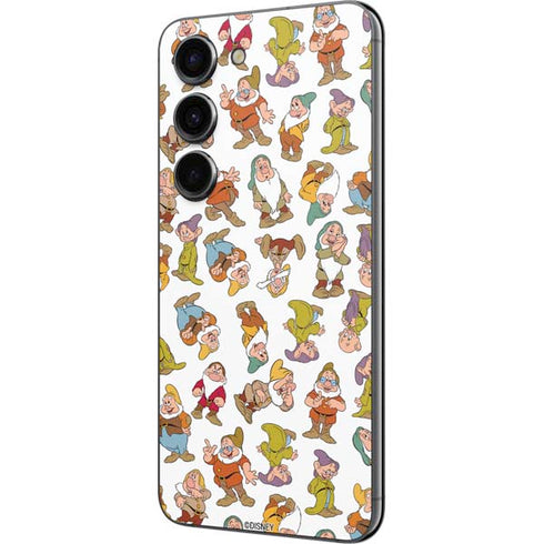 Disney Snow White Dwarfs Pattern Galaxy S23 Skin