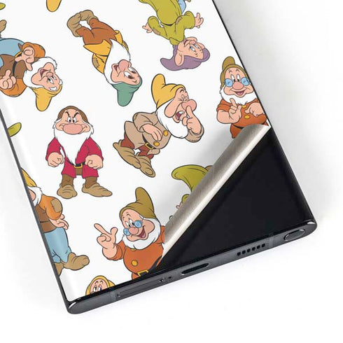 Disney Snow White Dwarfs Pattern Galaxy S23 Ultra Skin