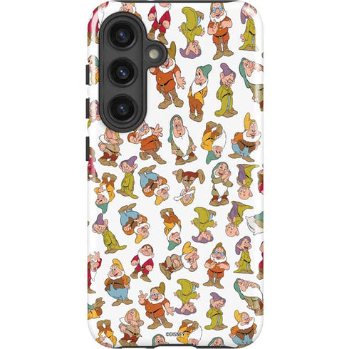 Disney Snow White Dwarfs Pattern Galaxy S24 Impact Case