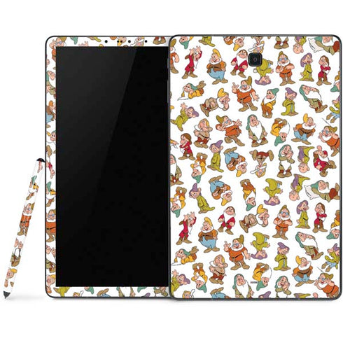 Disney Snow White Dwarfs Pattern Samsung Galaxy Tab Skin