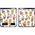 Disney Snow White Dwarfs Pattern Galaxy Z Flip Skin
