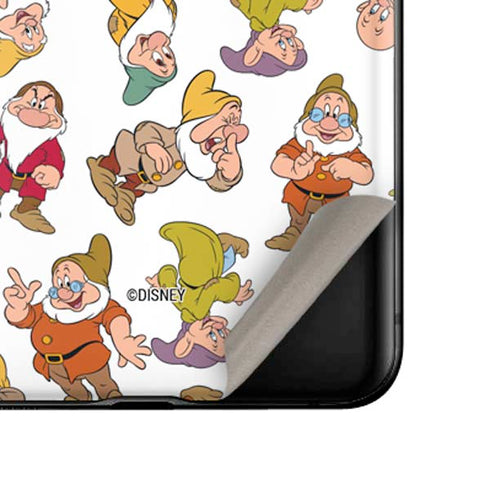 Disney Snow White Dwarfs Pattern Galaxy Z Flip Skin