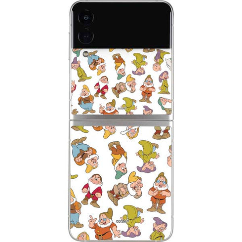 Disney Snow White Dwarfs Pattern Galaxy Z Flip3 5G Skin