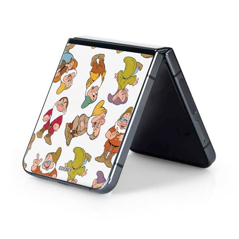 Disney Snow White Dwarfs Pattern Galaxy Z Flip5 5G Skin