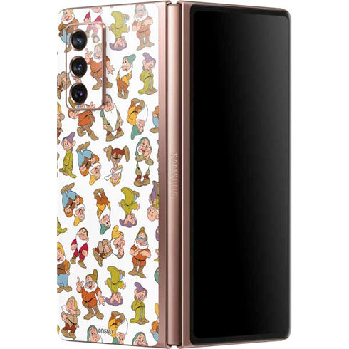 Disney Snow White Dwarfs Pattern Galaxy Z Fold2 5G Skin