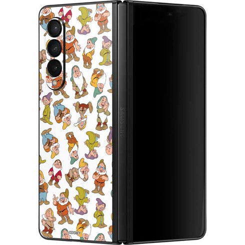 Disney Snow White Dwarfs Pattern Galaxy Z Fold3 5G Skin