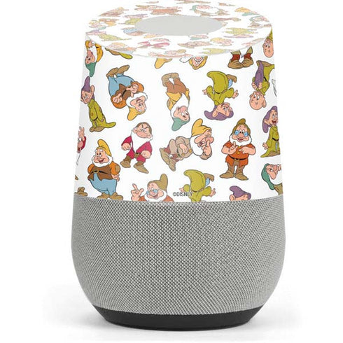 Disney Snow White Dwarfs Pattern Google Home Skin