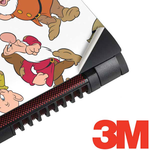 Disney Snow White Dwarfs Pattern Dell Inspiron Skin