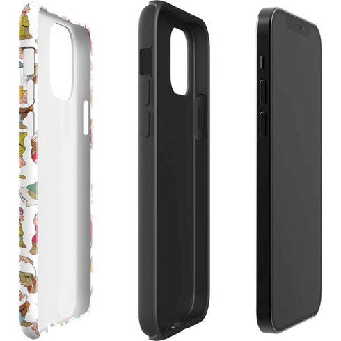 Disney Snow White Dwarfs Pattern iPhone 12 Impact Case