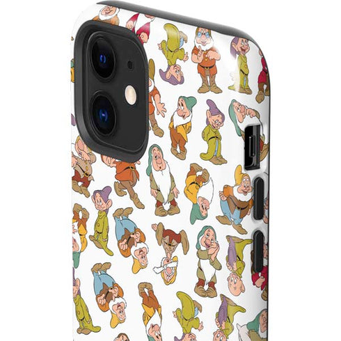 Disney Snow White Dwarfs Pattern iPhone 12 Mini Impact Case
