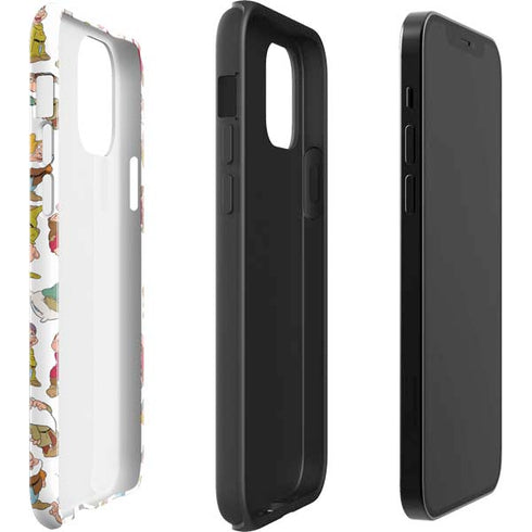 Disney Snow White Dwarfs Pattern iPhone 12 Pro Impact Case