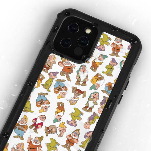 Disney Snow White Dwarfs Pattern iPhone 12 Pro Max Waterproof Case