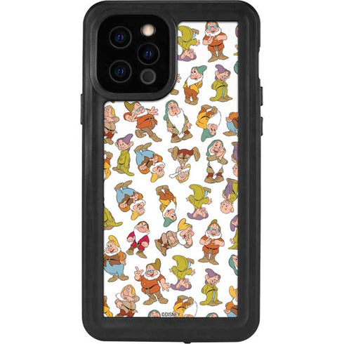 Disney Snow White Dwarfs Pattern iPhone 12 Pro Waterproof Case