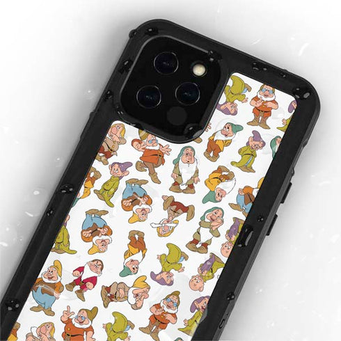 Disney Snow White Dwarfs Pattern iPhone 12 Pro Waterproof Case