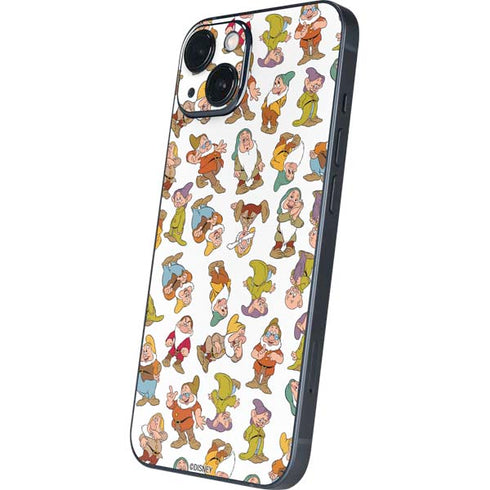 Disney Snow White Dwarfs Pattern iPhone 14 Plus Skin