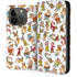 Disney Snow White Dwarfs Pattern iPhone 14 Pro Folio Case