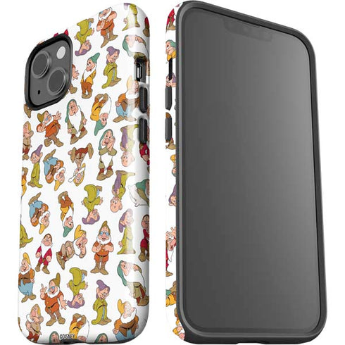 Disney Snow White Dwarfs Pattern iPhone 15 Impact Case