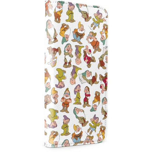 Disney Snow White Dwarfs Pattern iPhone 15 Pro Folio Case