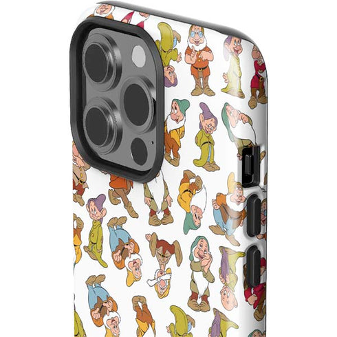 Disney Snow White Dwarfs Pattern iPhone 15 Pro Impact Case