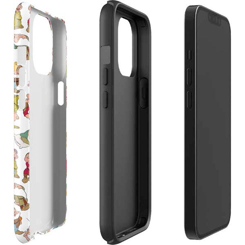 Disney Snow White Dwarfs Pattern iPhone 15 Pro Max Impact Case