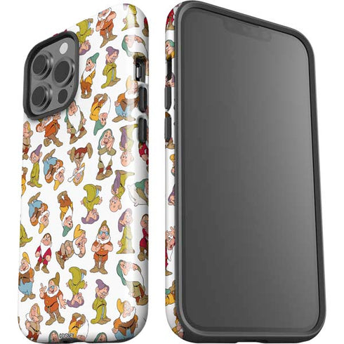 Disney Snow White Dwarfs Pattern iPhone 15 Pro Max Impact Case