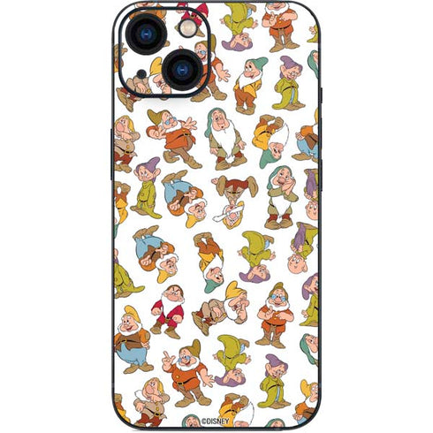 Disney Snow White Dwarfs Pattern iPhone 15 Skin