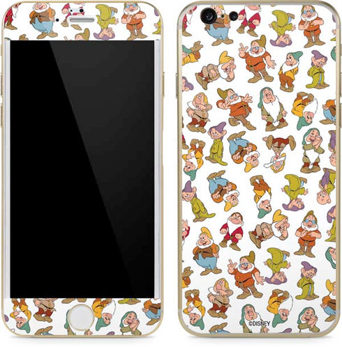 Disney Snow White Dwarfs Pattern iPhone 6/6s Skin