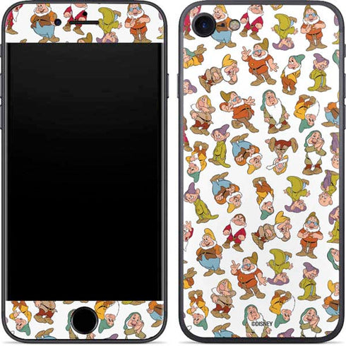 Disney Snow White Dwarfs Pattern iPhone 8 Skin