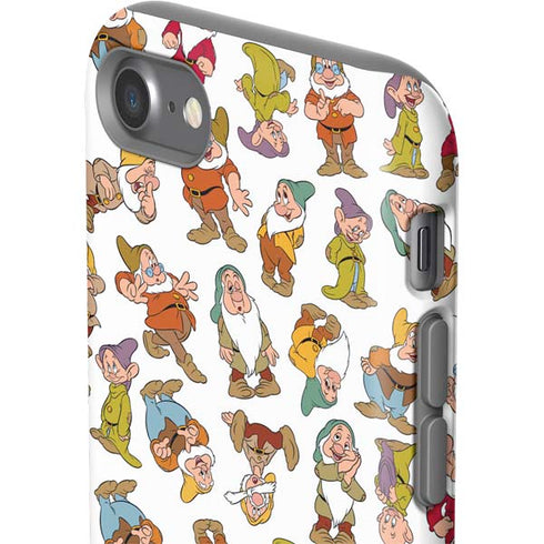 Disney Snow White Dwarfs Pattern iPhone SE (2nd & 3rd Gen) Pro Case