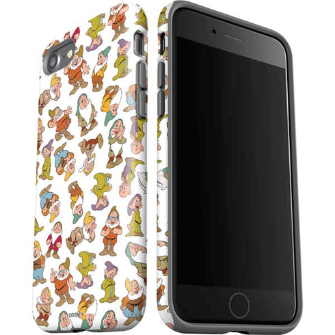 Disney Snow White Dwarfs Pattern iPhone SE (2nd & 3rd Gen) Pro Case