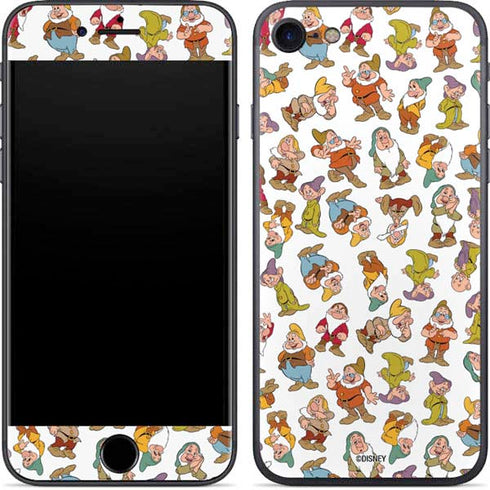 Disney Snow White Dwarfs Pattern iPhone SE (2nd & 3rd Gen) Skin