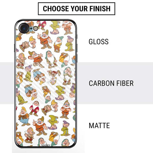 Disney Snow White Dwarfs Pattern iPhone SE (2nd & 3rd Gen) Skin
