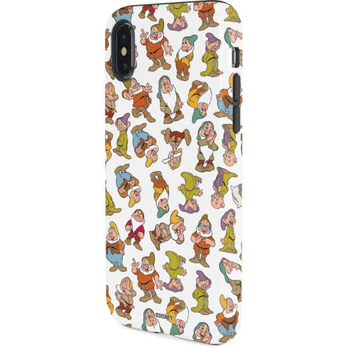 Disney Snow White Dwarfs Pattern iPhone X Pro Case