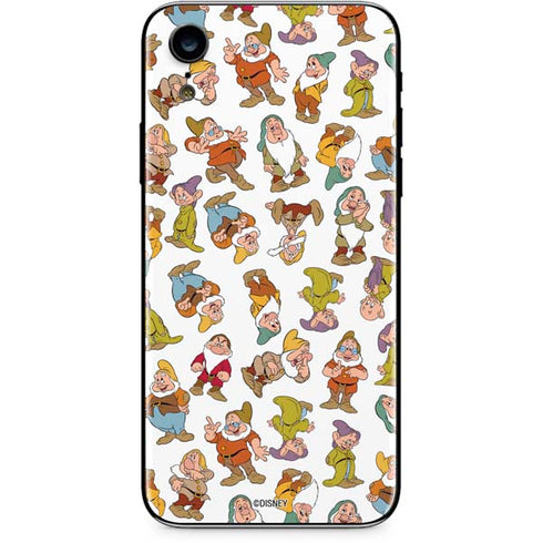 Disney Snow White Dwarfs Pattern iPhone XR Skin