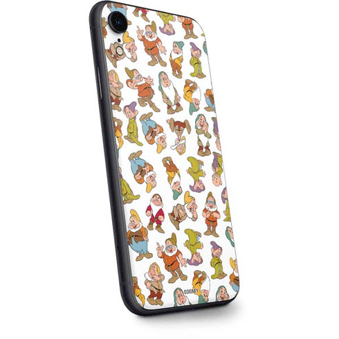 Disney Snow White Dwarfs Pattern iPhone XR Skin