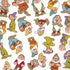 Disney Snow White Dwarfs Pattern iPhone XR Skin