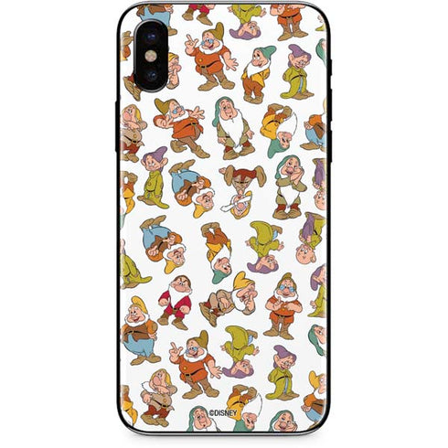 Disney Snow White Dwarfs Pattern iPhone XS Max Skin