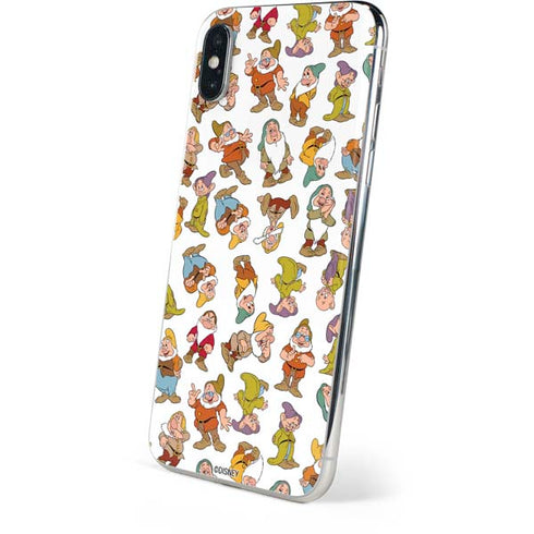 Disney Snow White Dwarfs Pattern iPhone XS Skin