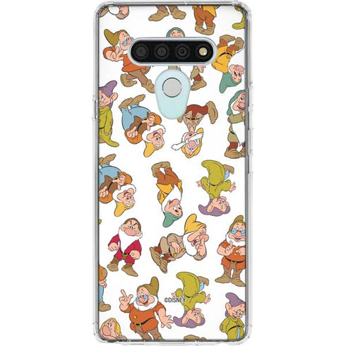 Disney Snow White Dwarfs Pattern LG Stylo 6 Clear Case