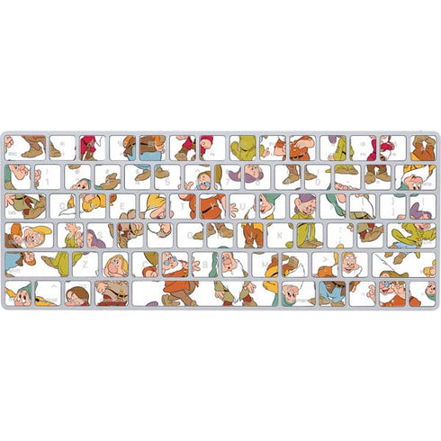 Disney Snow White Dwarfs Pattern Magic Keyboard Skin