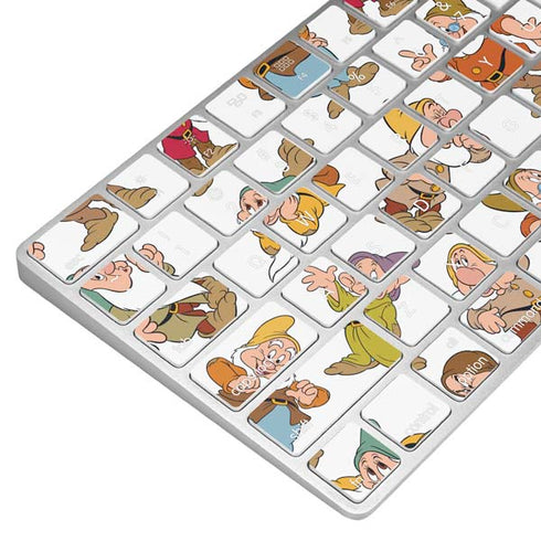 Disney Snow White Dwarfs Pattern Magic Keyboard Skin