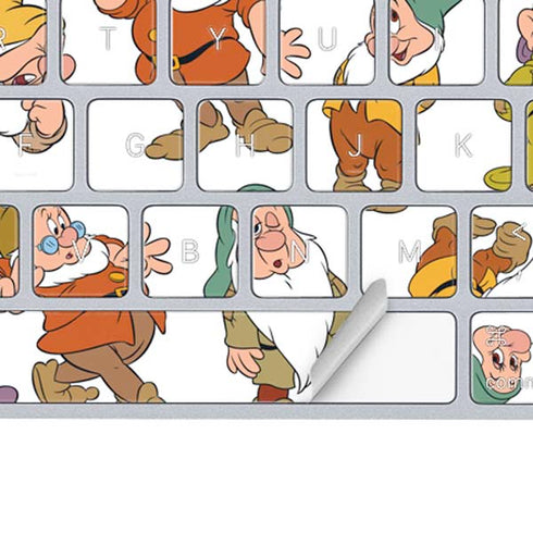 Disney Snow White Dwarfs Pattern Magic Keyboard Skin