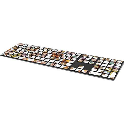 Disney Snow White Dwarfs Pattern Magic Keyboard with Numeric Keypad Skin
