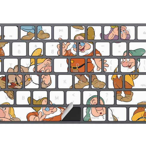 Disney Snow White Dwarfs Pattern Magic Keyboard with Numeric Keypad Skin