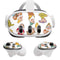 Disney Snow White Dwarfs Pattern Meta Quest 3 Skin
