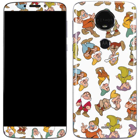 Disney Snow White Dwarfs Pattern Moto E5 Plus Skin