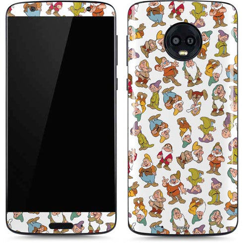 Disney Snow White Dwarfs Pattern Moto G6 Skin