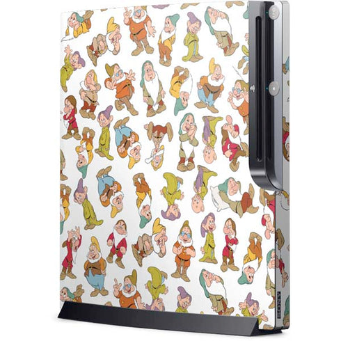 Disney Snow White Dwarfs Pattern Playstation 3 & PS3 Slim Skin