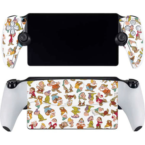 Disney Snow White Dwarfs Pattern PlayStation Portal Remote Player Skin