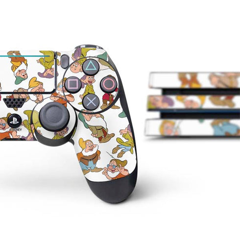 Disney Snow White Dwarfs Pattern PS4 Pro Bundle Skin